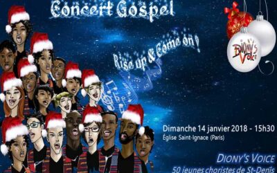 Concert gospel de Diony’s Voice à l’église Saint-Ignace à Paris le dimanche 14 janvier